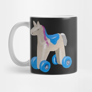 Horse on wheels Mug